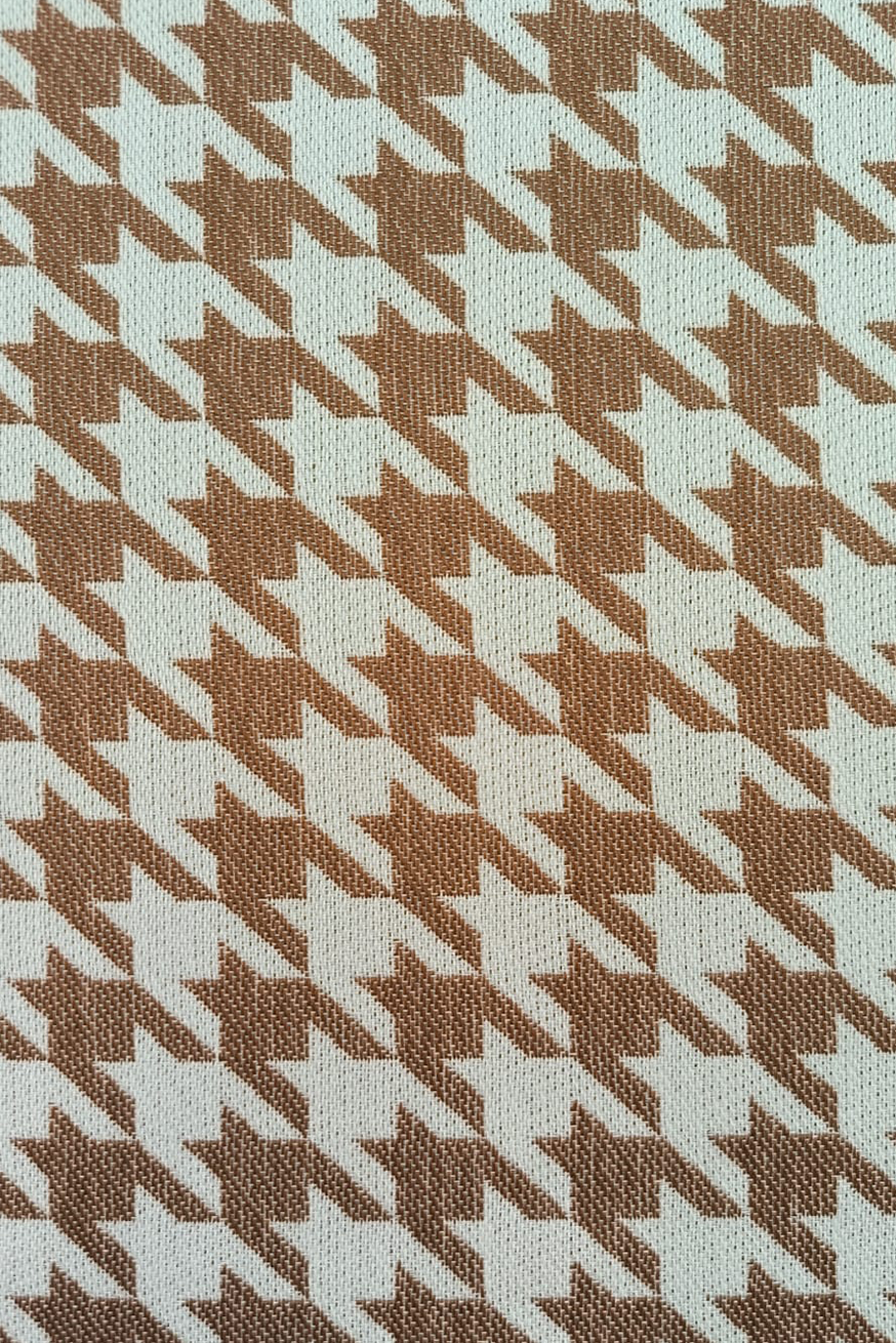 吊索houndstooth macchiato