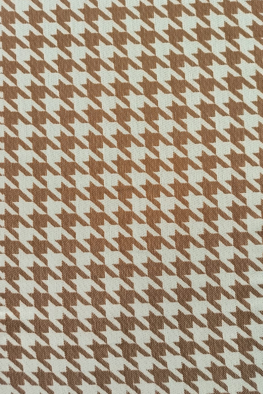 吊索houndstooth macchiato